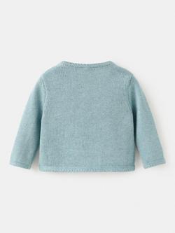 Mango Baby Nube Cotton Blend Jumper - view 2, Green
