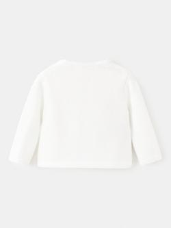 Mango Baby Nube Cotton Blend Jumper - view 2, Natural White