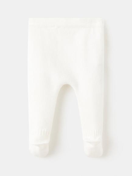 Mango Baby Nubep Knitted Trousers - view 2, White