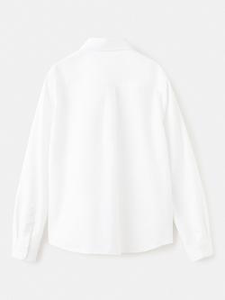 Mango Kids' Oxford Shirt, White - view 2, White