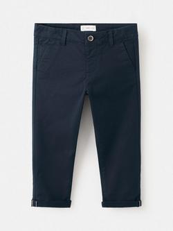 Mango Kids' Chino Trousers, Navy, Navy