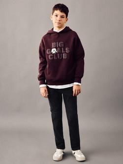 Mango Boys' Slim Fit Jeans, Black, Black