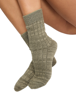 Nudea Slouchy Socks, Sage Green, Sage Green