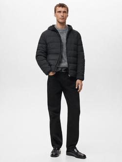 Mango Mirlo Padded Jacket, Black - view 2, Black