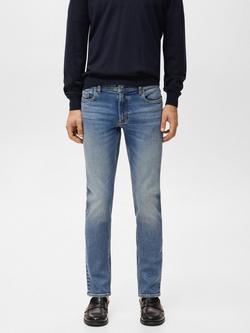 Mango Jan Slim Fit Jeans, Blue, Blue