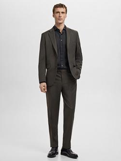 Mango Emeritol Slim Fit Cotton Poplin Shirt - view 2, Black