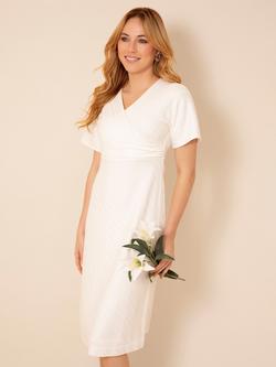 Alie Street Kayla Kimono Midi Dress, Ivory, Ivory