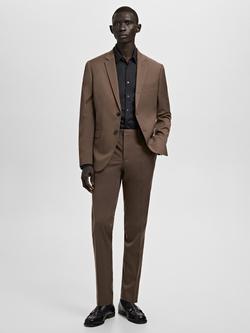 Mango Emotion Slim Fit Cotton Blend Shirt - view 2, Black