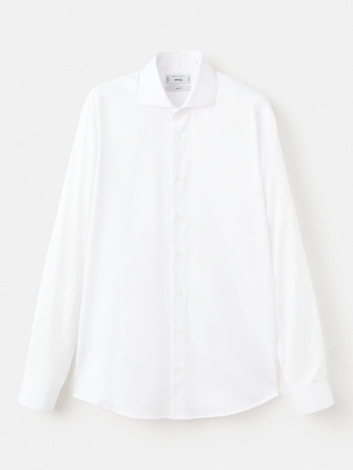 Product image 3 of 8, which shows Mango Marta Cotton Shirt, White, L