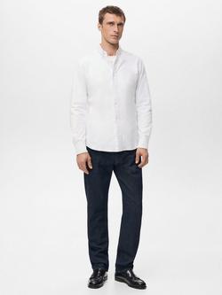 Mango Cotton Oxford Shirt - view 2, White