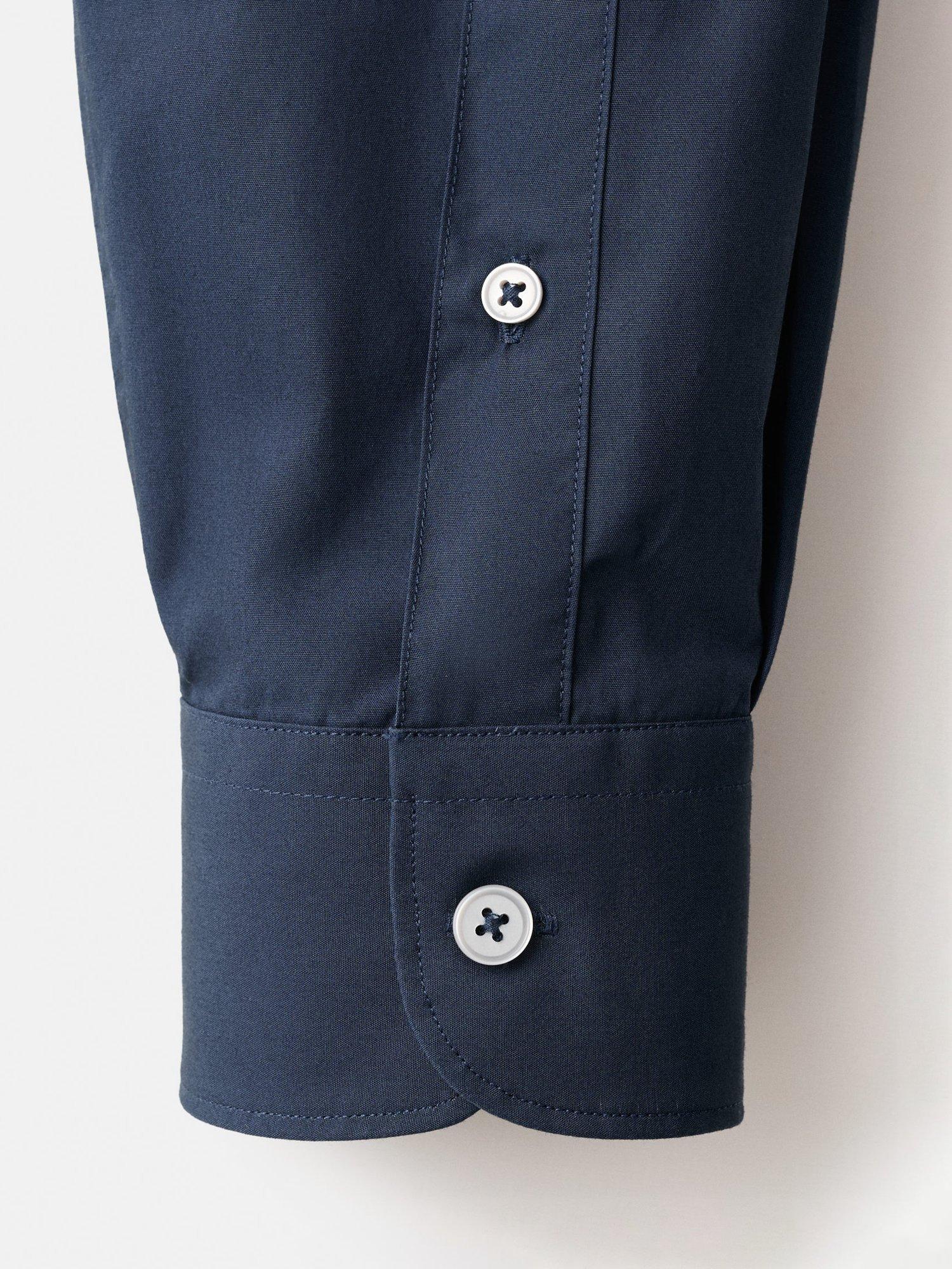 Product image 5 of 8, which shows Mango Play Cotton Shirt, Navy, XS