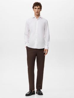 Mango Play Cotton Shirt - view 2, White