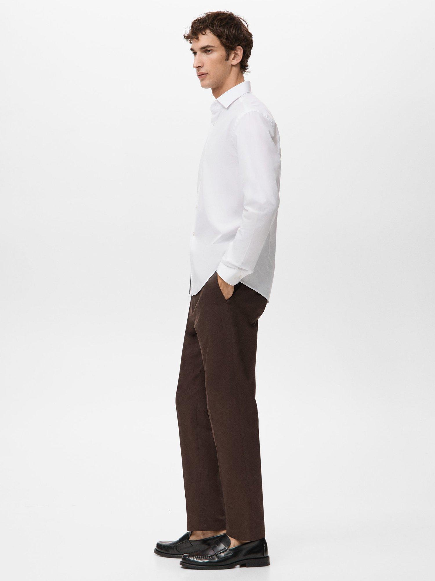 Product image 7 of 8, which shows Mango Play Cotton Shirt, White, XS