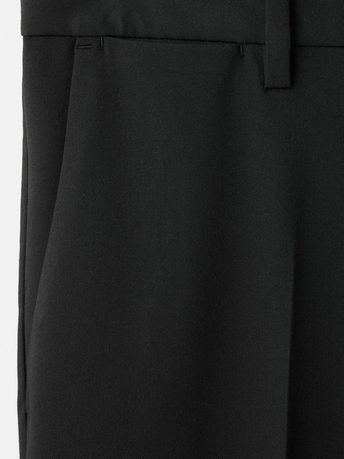Product image 5 of 8, which shows Mango Bologna Cropped Trousers, Black, 30