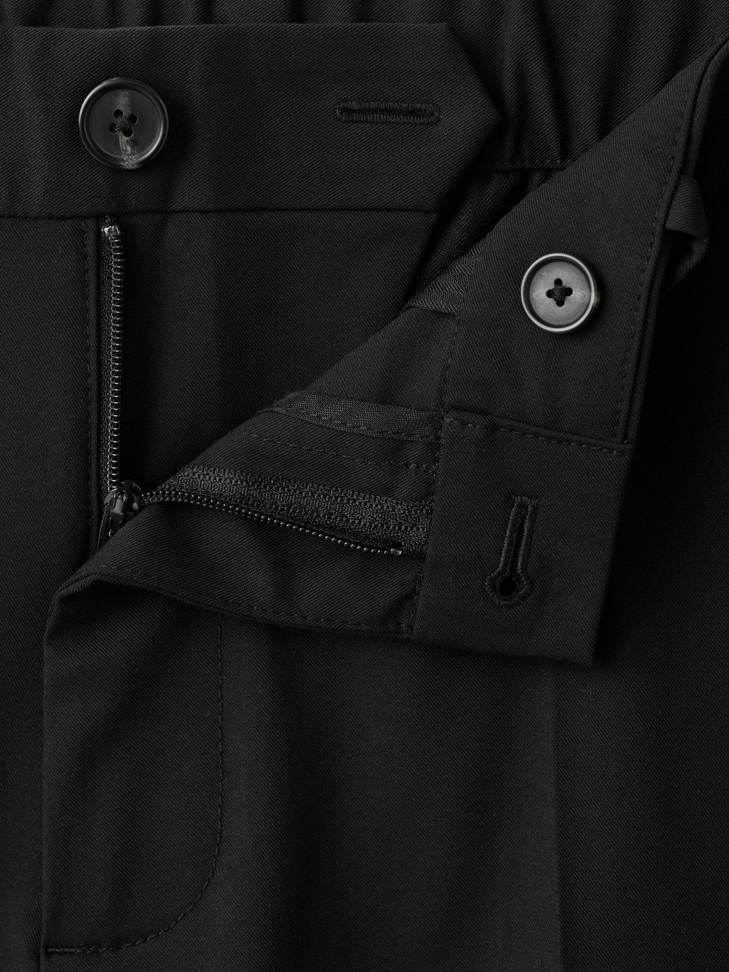 Product image 8 of 8, which shows Mango Bologna Cropped Trousers, Black, 30