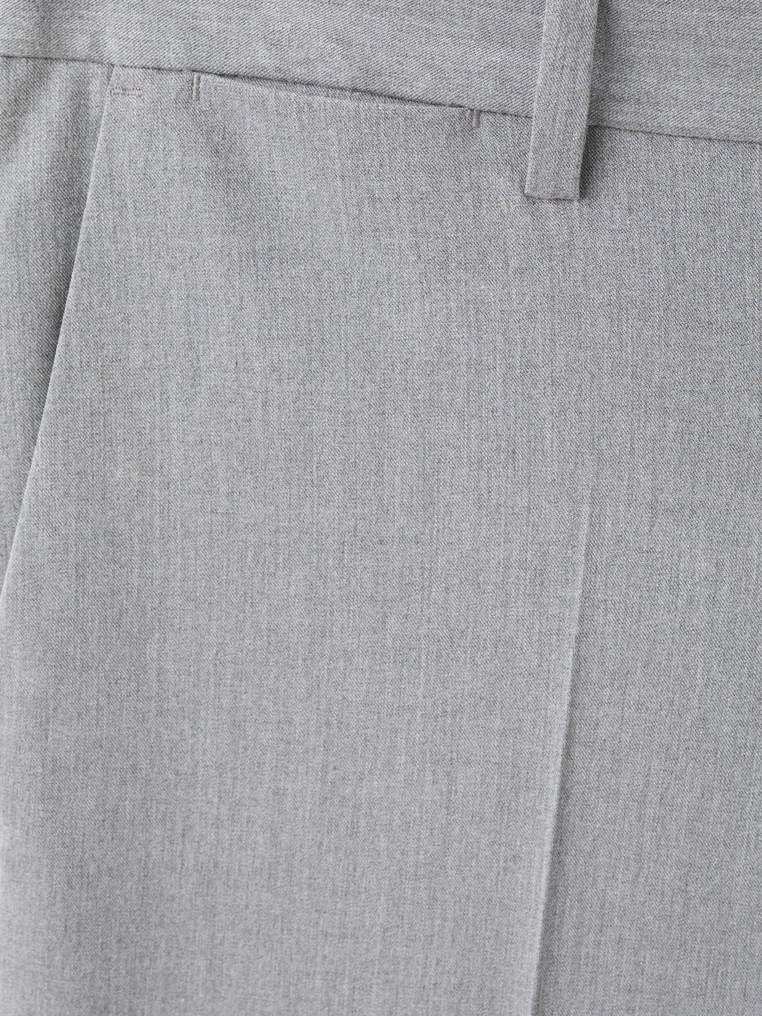 Product image 5 of 8, which shows Mango Bologna Cropped Trousers, Pastel Grey, 30