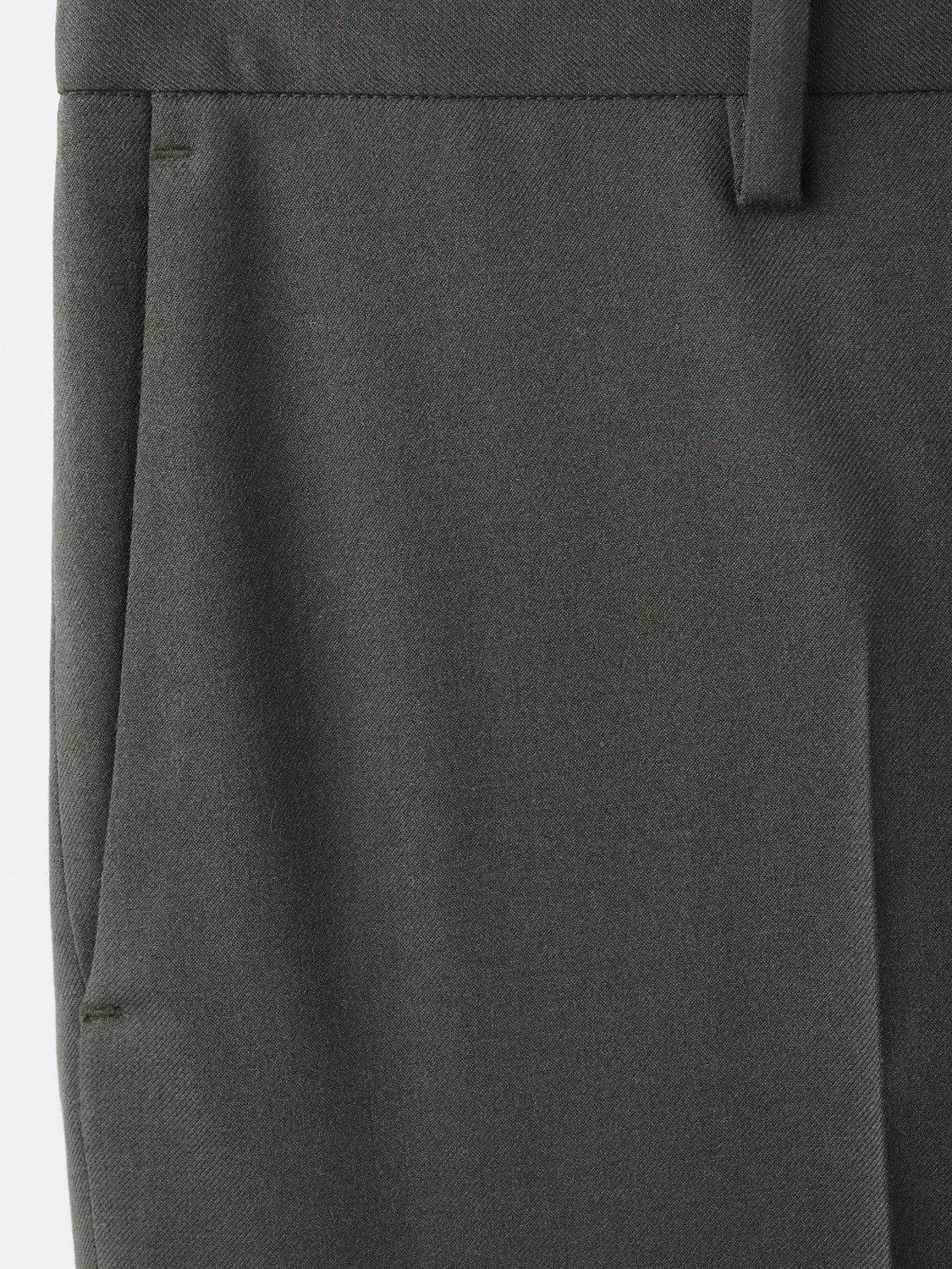 Product image 5 of 8, which shows Mango Milan Slim Fit Lightweight Trousers, Khaki, 30