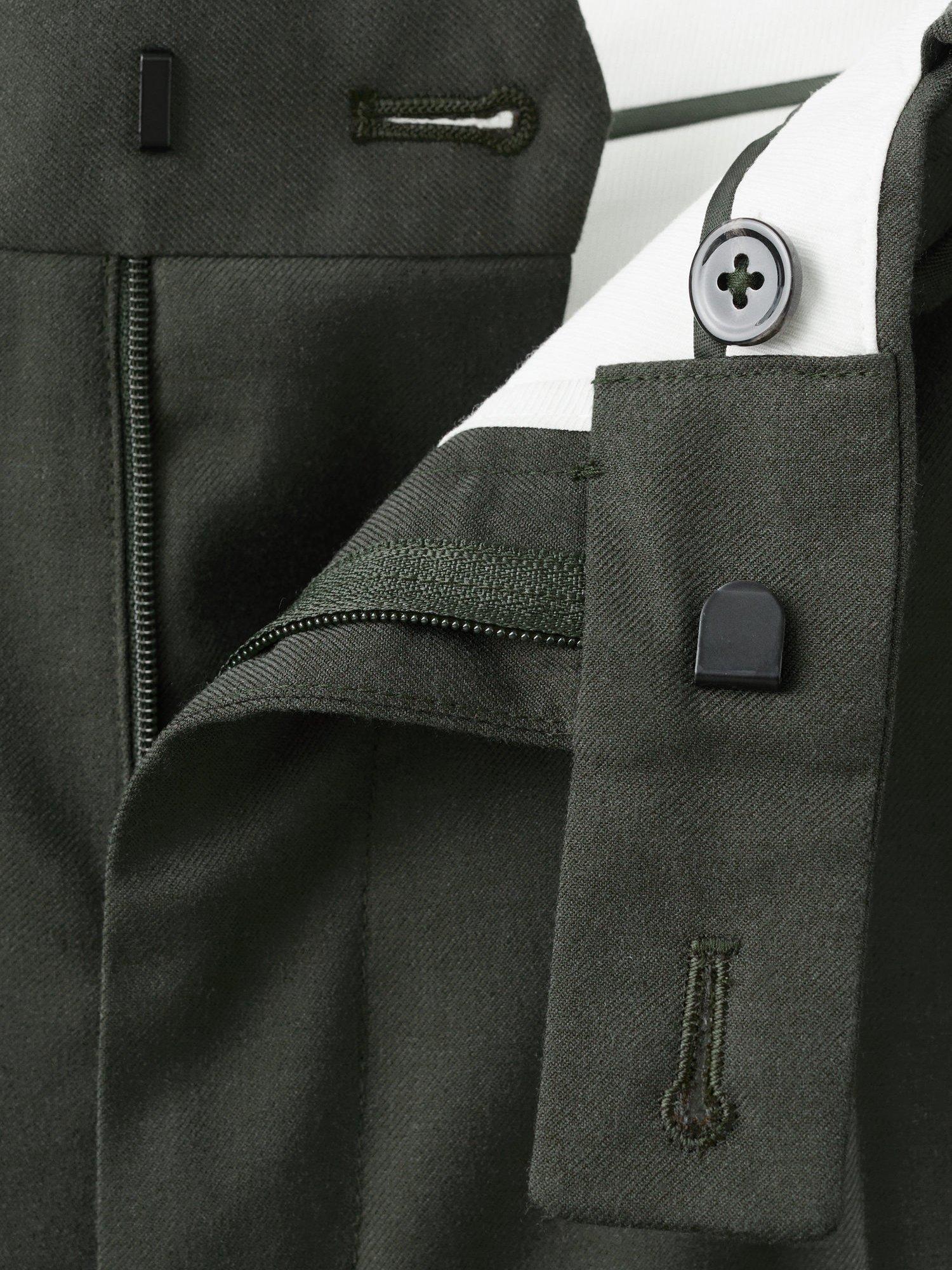 Product image 8 of 8, which shows Mango Milan Slim Fit Lightweight Trousers, Khaki, 30