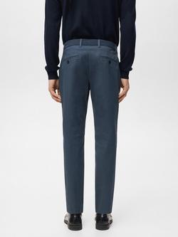 Mango Prato Straight Fit Chinos - view 2, Medium Blue