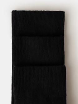 Mango Cotton Rich Socks, Pack of 3 - view 2, Black