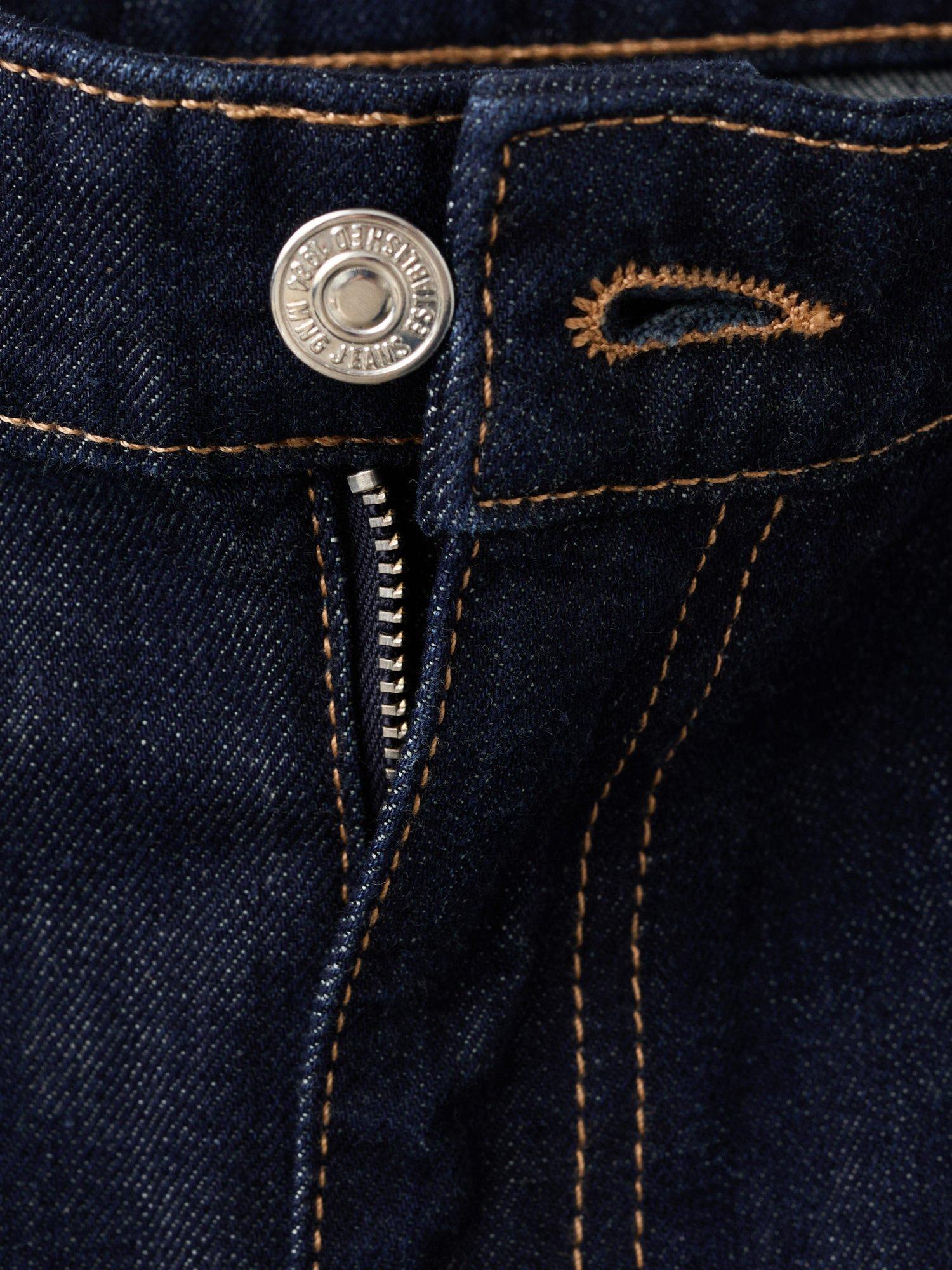 Product image 8 of 8, which shows Mango Annie Low Rise Wide Leg Jeans, Blue, 10