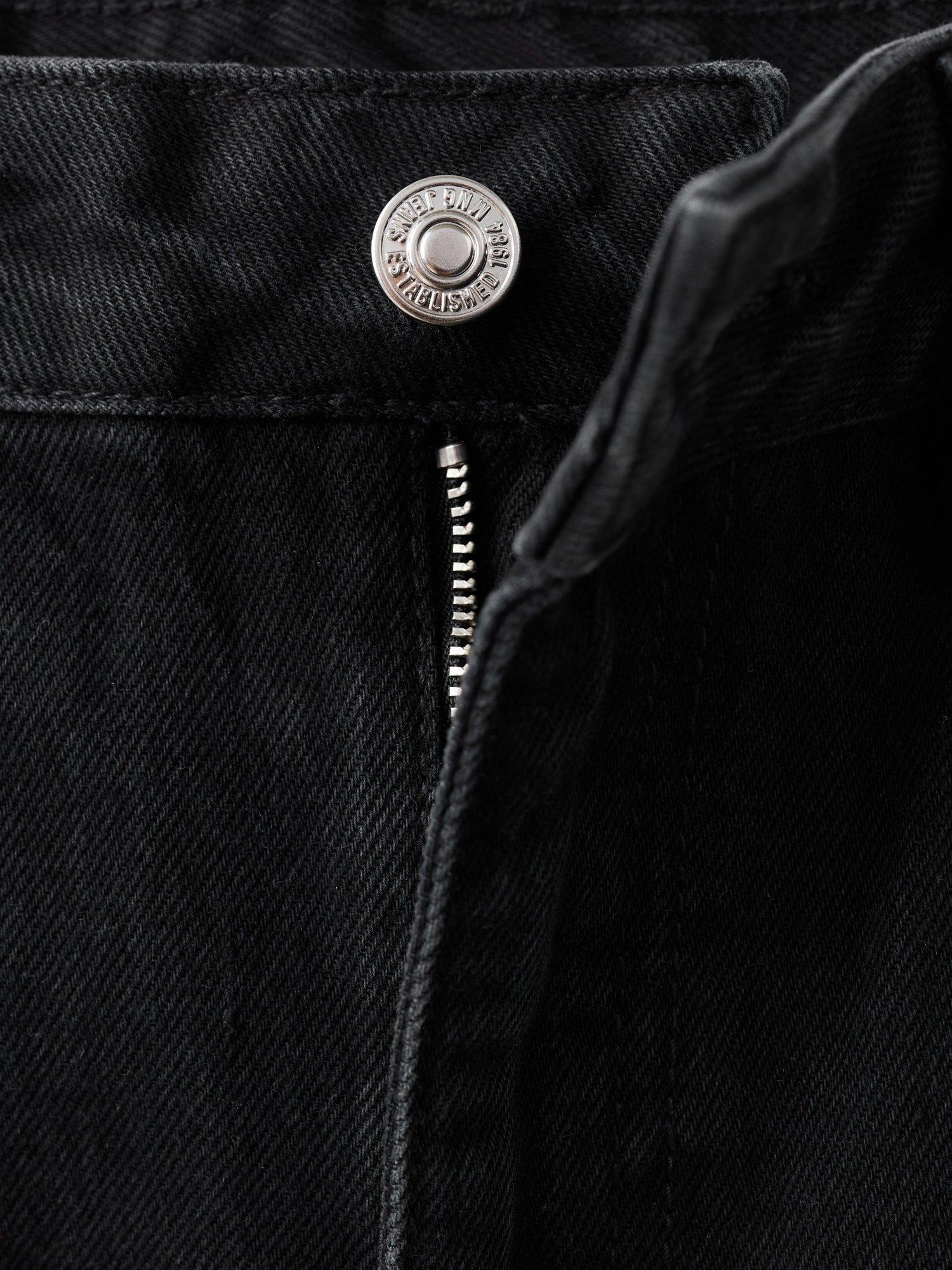 Product image 8 of 8, which shows Mango High Rise Mom Jeans, Open Grey, 10