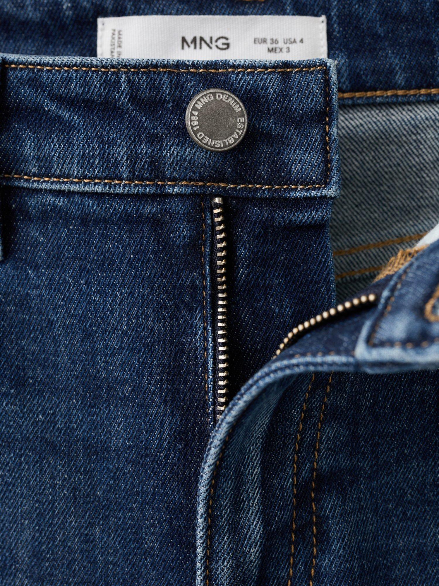 Product image 9 of 9, which shows Mango Newisa Cropped Skinny Jeans, Open Blue, 10