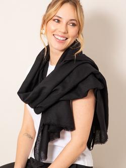 Alie Street Aurielle Wool Rich Scarf, Black