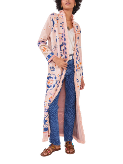 Hayley Menzies Desert Loom Duster Coat, Desert Loom - Pink - view 2, Desert Loom - Pink