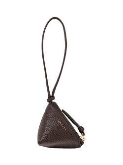Radley Triangle Street Bag Charm, Dark Oak