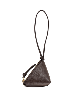 Radley Triangle Street Bag Charm - view 2, Dark Oak