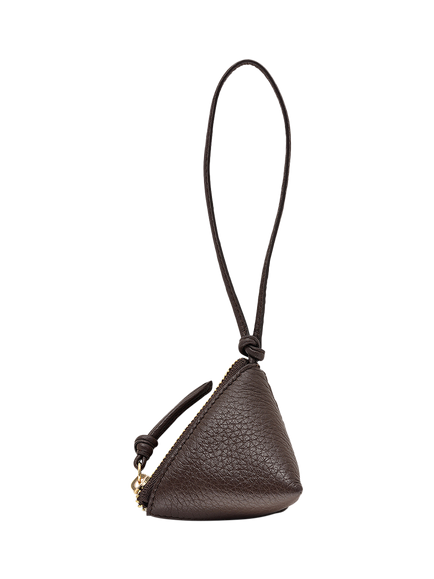 Radley Triangle Street Bag Charm - view 2, Dark Oak