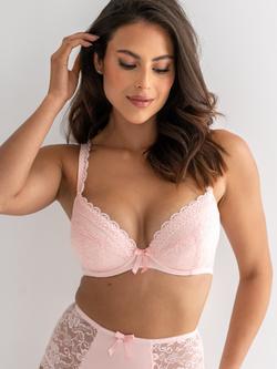 Pour Moi Rebel Padded Bra, Soft Pink, Soft Pink