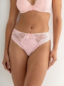 Pour Moi Rebel High Leg Knickers, Soft Pink - view 2, Soft Pink