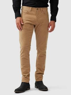 Rodd & Gunn Albury Straight Fit Moleskin Jeans, Tussock, Tussock