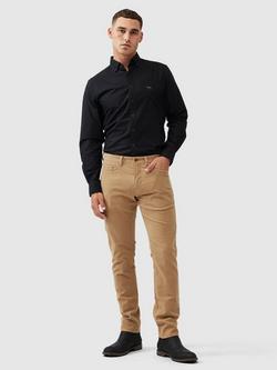 Rodd & Gunn Albury Straight Fit Moleskin Jeans, Tussock - view 2, Tussock