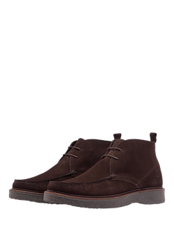 Oliver Sweeney Xixona Suede Lace Up Chukka Boots, Chocolate - view 2, Chocolate