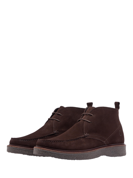Oliver Sweeney Xixona Suede Lace Up Chukka Boots, Chocolate - view 2, Chocolate