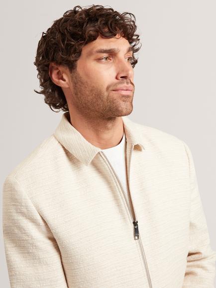 Ted Baker Rustich Harrington Jacket, Natural - view 2, Natural