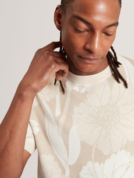 Ted Baker Baryn T-Shirt, Taupe - view 2, Taupe