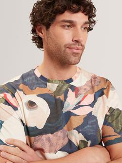 Ted Baker Dowelle Regular Fit Floral Cotton T-Shirt, Multi - view 2, Multi