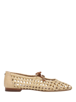 Sam Edelman Marcie Woven Ballerina Pumps, Bleached Beachwood, Bleached Beachwood