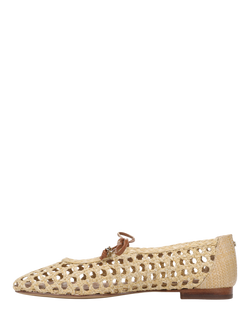 Sam Edelman Marcie Woven Ballerina Pumps, Bleached Beachwood - view 2, Bleached Beachwood