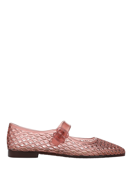 Sam Edelman Michaela Jelly Mary Jane Ballerina Pumps, Pink Lily