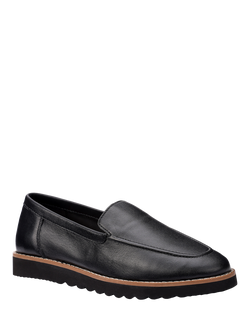 Hotter Juniper Slip On Leather Loafers - view 2, Black
