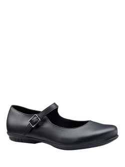 Hotter Violet Wide Fit Buckle Strap Mary Janes, Black - view 2, Black