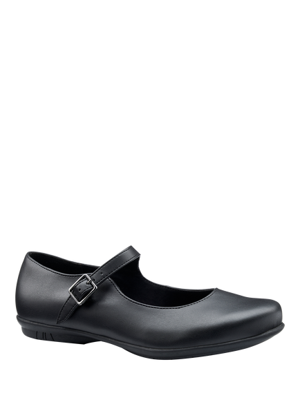 Hotter Violet Wide Fit Buckle Strap Mary Janes, Black - view 2, Black