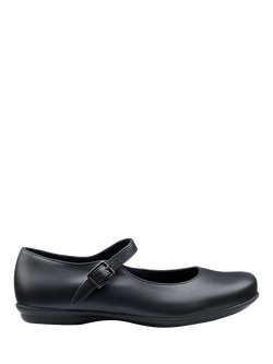 Hotter Violet Buckle Strap Mary Janes, Black, Black