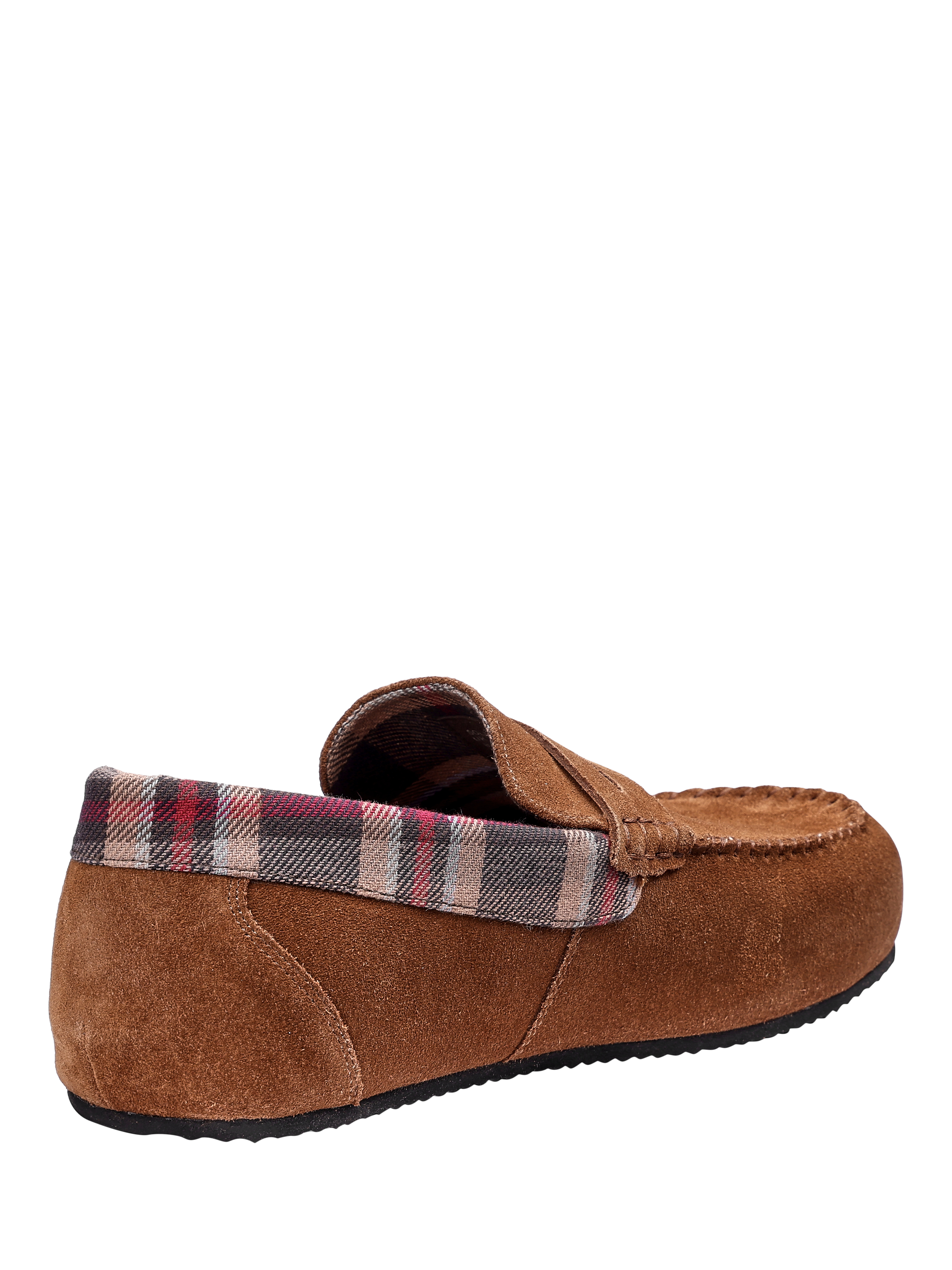 Product image 4 of 5, which shows Hotter Solace Suede Loafer Slippers, Rich Tan, 6