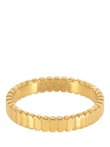 Estella Bartlett Ridged Stacking Ring, Gold